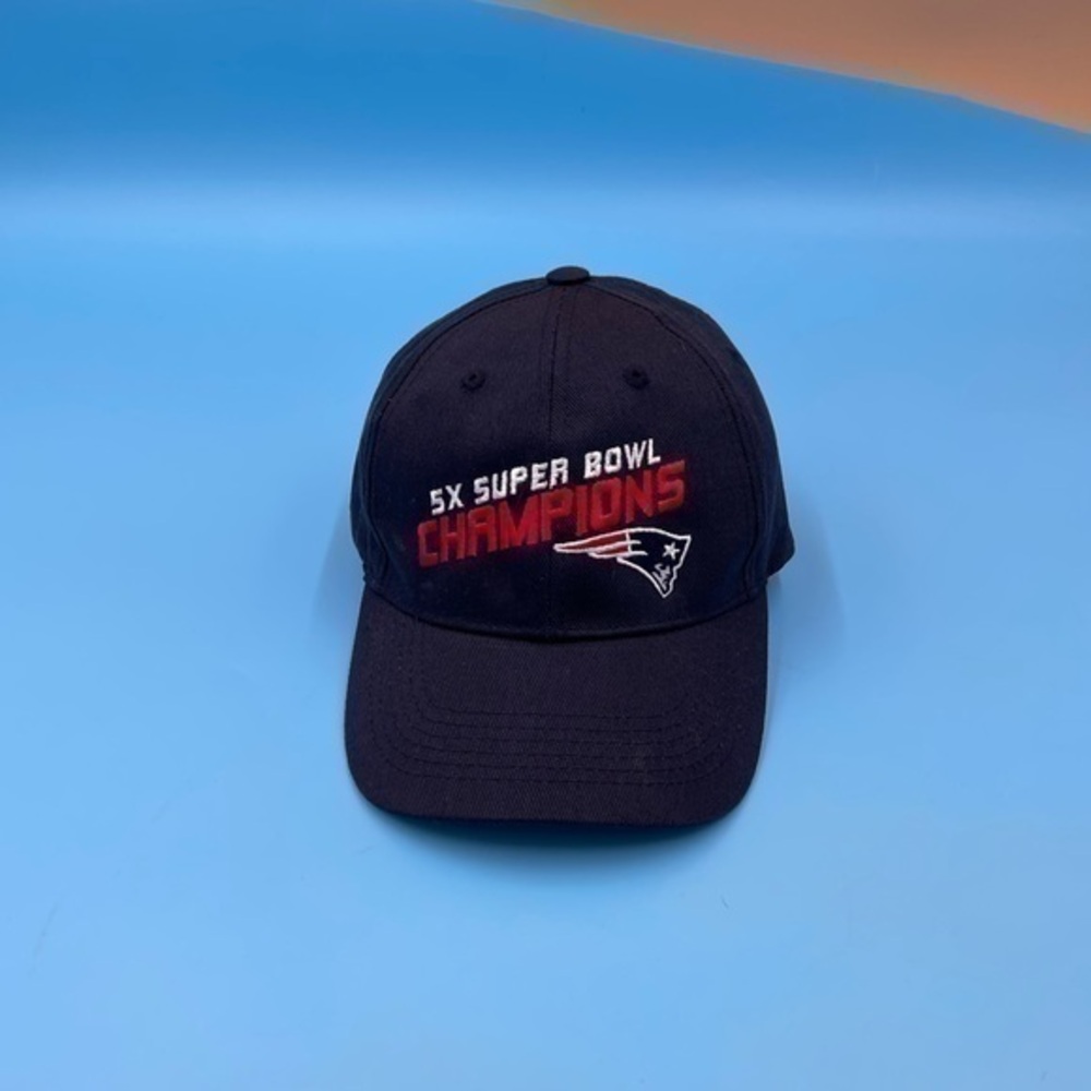 NFL Patriots 5X Super Bowl Champions Embroidered Hat